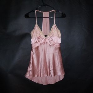 silk and lace halter